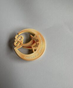 100 custom-designed and made UV enamel pins