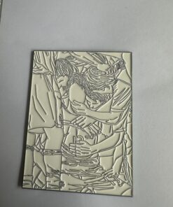 Rainbow plated enamel pin